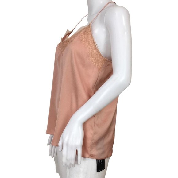 The Westside Women Blouse Peach Color Sz M g06 - Picture 4 of 9